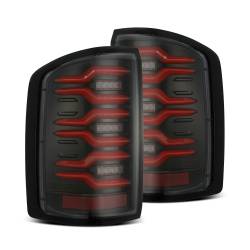 AlphaRex - AlphaRex 630050 Black/Red LED Taillights for 14-18 GMC Sierra 1500/2500HD/3500 - Image 1