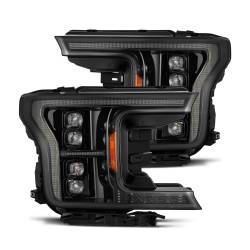 AlphaRex - AlphaRex 880249 Alpha Black LED MK2 Projector Headlights for 18-20 Ford F150 - Image 1