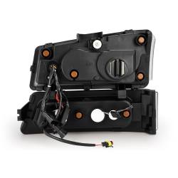 AlphaRex - AlphaRex 880256 Black LED Projector Headlight w/Bumper Light for 03-06 Silverado - Image 2