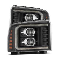 AlphaRex - AlphaRex 880317 Black LED Projector Headlights for 05-07 Ford Super Duty - Image 1
