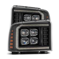AlphaRex - AlphaRex 880319 Black LED Projector Headlights for 05-07 Ford Super Duty - Image 1