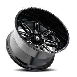 American Truxx - American Truxx AT1915 Restless 20x10 6x135 -25mm Black/Milled AT1915-2136M - Image 2