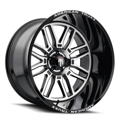 American Truxx - American Truxx AT1915 Restless 20x10 6x135 -25mm Black/Machined AT1915-2136BM - Image 1