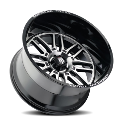 American Truxx - American Truxx AT1915 Restless 20x10 6x135 -25mm Black/Machined AT1915-2136BM - Image 2