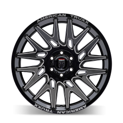 American Truxx - American Truxx AT1919 Evolution 22x12 8x6.5 -44mm Black/Milled AT1919-22281BM - Image 3