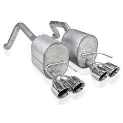 Stainless Works - Stainless Works C605CBQUAD Axleback Dual Turbo Mufflers Factory Connect - Image 1