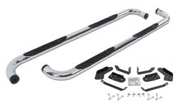 Big Country - Big Country 370204 3" Round Classic Side Bars Complete Kit w/Brackets - Image 1