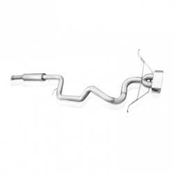 Stainless Works - Stainless Works FC13CB-WT Catback Vintage Round Muffler Wide Oval Tip Factory - Image 2