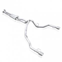 Stainless Works - Stainless Works FTR17CBDP Ecoboost Dump Style Catback Factory & Perf. Connect - Image 1