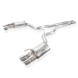 Stainless Works - Stainless Works M18CBXFCV Redline X-Pipe Catback Factory Connect w/Valve - Image 1