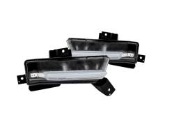 Winjet - Winjet CDRWJ-0606-C Clear DRL Lights w/Wiring Kit for 16-17 Chevy Camaro SS - Image 1