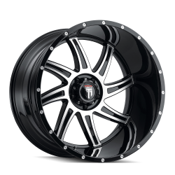 American Truxx - American Truxx AT162 Vortex 20x10 6x135 -24mm Black/Machined AT162-2136BM-24 - Image 1
