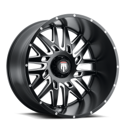 American Truxx - American Truxx AT184 Dna 22x12 6x135 -44mm Satin Black/Milled AT184-22236M-44 - Image 1