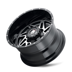 American Truxx - American Truxx AT165 Warrior 20x12 5x5.0 5x5.5 -44mm Black AT165-2252BM-44 - Image 3