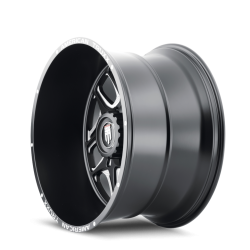 American Truxx - American Truxx AT1900 Sweep 24x14 5x150 -76mm Black/Milled AT1900-24450M-76 - Image 2