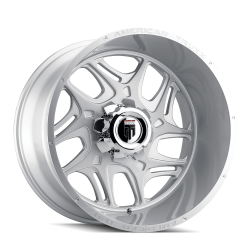 American Truxx - American Truxx AT1900 Sweep 24x14 6x5.5 -76mm Silver Milled AT1900-24483BT-76 - Image 1