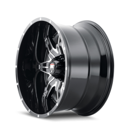American Truxx - American Truxx AT185 Lonestar 22x12 8x170 -44mm Black/Machined AT185-22270BM-44 - Image 2