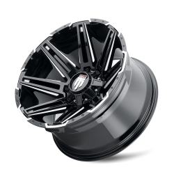 American Truxx - American Truxx AT1903 Boom 18x9 8x170 -12mm Gloss Black/Milled AT1903-8970M-12 - Image 3