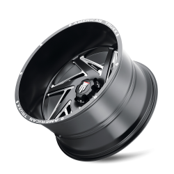 American Truxx - American Truxx AT1906 Spiral 22x12 5x150 -44mm Black/Milled AT1906-22250M-44 - Image 3