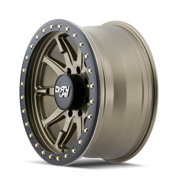 DIRTY LIFE - Dirty Life 9304 DT-2 17x9 5x5.0 -38mm Satin Gold 9304-7973MGD38 - Image 2