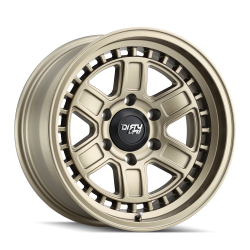 DIRTY LIFE - Dirty Life 9308 Cage 17x8.5 6x135 -6mm Matte Gold 9308-7836MGD - Image 1