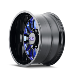 Cali Offroad Wheels - Cali Offroad 9110 Summit 24x14 6x135 -76mm Black/Blue Milled 9110-24436BTB - Image 2