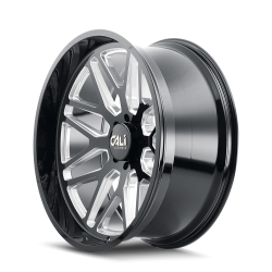 Cali Offroad Wheels - Cali Offroad 9115 Invader 20x10 5x5.0 -25mm Gloss Black/Milled 9115-2173BM - Image 2