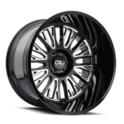 Cali Offroad Wheels - Cali Offroad 9116 Vertex 20x10 6x135 -25mm Gloss Black/Milled 9116-2136BM - Image 1
