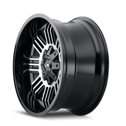 Ion Alloy - Ion Alloy 144 Series 20x9 8x6.5 18mm Matte Black/Machined 144-2981B18 - Image 2