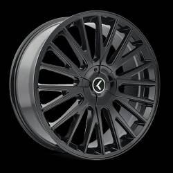 Kraze Wheels - Kraze Wheels KR185 Double Down 17x8 5x112/120 38mm Gloss Black KR185-7809B38 - Image 1