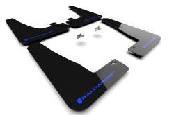 Rally Armor - Rally Armor MF102-UR-BLK/BL Black Mud Flap Blue Logo - Image 1