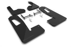 Rally Armor - Rally Armor MF108-UR-BLK-MBK Black Mud Flap Metallic Black Logo - Image 1