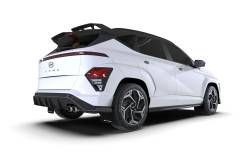 Rally Armor - Rally Armor MF103-UR-BLK-WH Black Mud Flap White Logo - Image 2