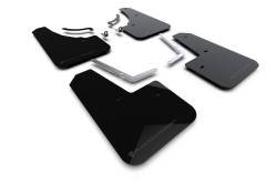 Rally Armor - Rally Armor MF107-UR-BLK-GRY Black Mud Flap Grey Logo - Image 1