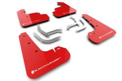 Rally Armor - Rally Armor MF105-UR-RD-WH Red Mud Flap White Logo - Image 1