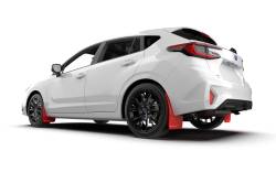 Rally Armor - Rally Armor MF105-UR-RD-WH Red Mud Flap White Logo - Image 2