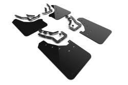 Rally Armor - Rally Armor MF114-UR-BLK-MBK Black Mud Flap Metallic Black Logo - Image 1