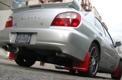 Rally Armor - Rally Armor MF1-UR-RD/WH Red Mud Flap White Logo - Image 2