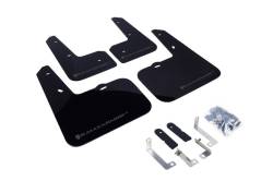 Rally Armor - Rally Armor MF24-UR-BLK/GRY Black Mud Flap Grey Logo - Image 1