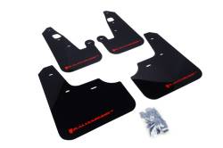 Rally Armor - Rally Armor MF8-UR-BLK/RD Black Mud Flap Red Logo - Image 1