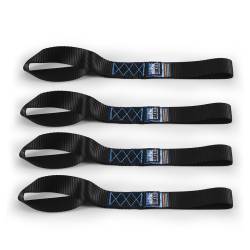 Mishimoto - Mishimoto BNRTC-TDHD-4BK Borne Off-Road HD Ratchet Tie-Down Kit 4-Pack Black - Image 1