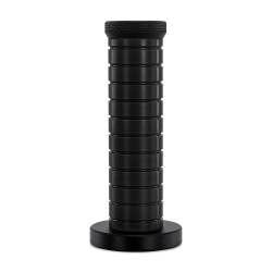 Mishimoto - Mishimoto MMSK-BMXBKBK Grip Shift Knob Black Grip Black Top & Bottom - Image 1