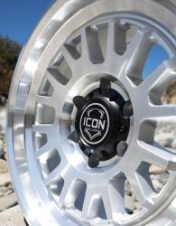 ICON Alloys - ICON Alloys 8217858347SM Anza 17x8.5 6x5.5 0mm Silver/Machined - Image 4