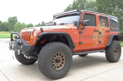 Fishbone Offroad - Fishbone Offroad FB31117 Inner Fender Accent Plate Aluminum for Jeep Wrangler JK - Image 6