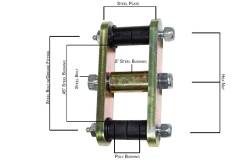 Fishbone Offroad - Fishbone Offroad FB27222 Front/Rear Greaseable Shackles for 46-75 Jeep CJ5 - Image 5