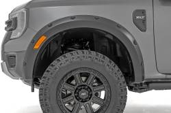Rough Country Suspension Systems - Rough Country Pocket Fender Flares-Absolute Black 2024 Ford Ranger F-F12401-G1 - Image 4