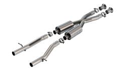 Borla - Borla 60739 2.5" S-Type Mid-Section Exhaust System for 22-25 Lexus IS 500 V8 5.0 - Image 1