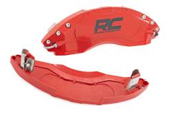 Rough Country Suspension Systems - Rough Country 71153 Bolt-On Front/Rear Caliper Covers Red for 23-24 Super Duty - Image 4