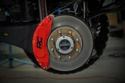 Rough Country Suspension Systems - Rough Country 71153 Bolt-On Front/Rear Caliper Covers Red for 23-24 Super Duty - Image 6