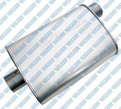 Dynomax - Dynomax 17631 Thrush Hush Muffler 2.25" In/2.25" Out Offset/Center - Image 1
